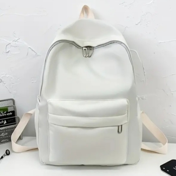 Other - Men White Cloth Bagpack